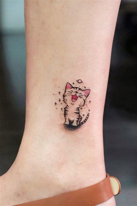 cat tattoos small|cute cat tattoos.